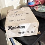 Medallion 8 Track Car Stereo Tape Player Model 65-562 With Original Box. Fixed Price $160.42.