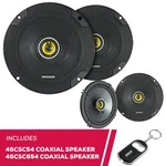 Kicker 46CSC54 Series 5-1/4" 2-WAY Coaxial W/ 46CSC654 6.5" Speakers. Fixed Price $169.92.