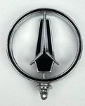 1974-1978 Plymouth Grand Fury Hood Ornament Emblem Badge Script Oem. Fixed Price $30.00.