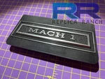1969 - 1973 New Mustang Console Delete Plate Mach Ford. Fixed Price $85.00.