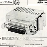 1959 Motorola Car Radio OEA9X Wire Schematic Service Manual Vintage Original. Fixed Price $9.99.
