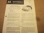 1958 Chevy Motorola Radio Service Manual CTA8X. Fixed Price $8.00.