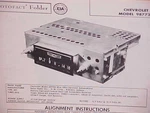 1958 Chevrolet Belair Impala Convertible Del Ray Biscayne Radio Service Manual. Fixed Price $19.99.