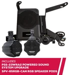 Alpine PSS-23WRA2 Powered Sound System Upgrade W/ SPV-65RGB-CAN Speaker Pods. Fixed Price $2464.91.