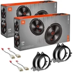4 Jbl 6.5" Club 620F Front & Rear Door Speakers Install Kit For Select Toyota. Fixed Price $214.99.