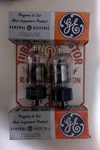 Pair Of Ge 6DQ6B/6GW6 Sweep Ho Tube Tested Nos Emission Strong (BOX12 Stock). Fixed Price $129.99.