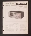 Sanyo Rd 5055 Cassette Tape Deck, Service Manual. Japan 1977. Fixed Price $14.99.