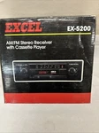 Vintage Excel EX-5200 Am/fm Stereo Receiver W/cassette Player Nos. Fixed Price $29.00.