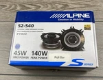 Alpine S2-S40 Next-generation S-series 4" Coaxial Speaker Set. Fixed Price $71.99.