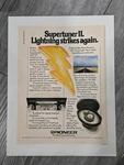 Vintage 1980 Magazine Ad Pioneer Supertuner Ii Car Stereo Audio Full Page 8X11". Fixed Price $14.99.