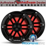 Rockford Fosgate M1-6B Black Rgb Light 6" 600W 2WAY Coaxial Marine Boat Speakers. Fixed Price $219.99.