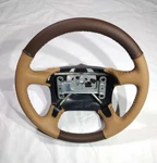 1995 Chevrolet Silverado Steering Wheel Wrapped New Leather Reburbished Tan. Fixed Price $529.95.