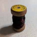 Vintage Spool Of Birnbach Plain Enameled Magnetic Wire 1/4 Lb. Combined Weight. Fixed Price $14.99.