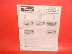 1964 Ford Thunderbird Galaxie Lincoln Mercury Bendix Am-fm Radio Service Manual. Fixed Price $39.99.