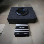 Planet Audio AC10D 1500W D.v.c. Shallow Mount Box With Kuerl C-236 3800W Amp. Fixed Price $145.00.