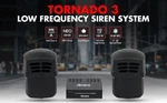 Abrams Mfg Tornado Rumbler Low Frequency Subwoofer Siren Add-on Howler Speakers. Fixed Price $535.00.