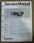 Panasonic Service Manuals Cq-s Series Am/fm/st Cassette. Fixed Price $7.95.