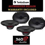 Rockford Fosgate R168X2 50W Prime 6X8" Full Range Coaxial Car Speakers - Pairs. Fixed Price $179.98.