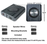 Radio Speakers For Stereo Behind Under Seat 8" Woofers W/ Tweeters F1. Fixed Price $199.00.