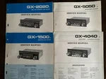 Pioneer GX-1500, GX-2020, GX-4040, GX-5050 Original Factory Service Manual Pic. Fixed Price $22.50.