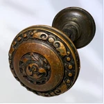 Antique Bronze Monaco (M-11200) Corbin Door Knob Set Circa 1900. Fixed Price $76.49.