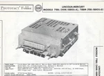 1957 Lincoln-mercury 78BL 78BM Radio Photofact Manual Bendix HHK-18805-A Fek-d. Fixed Price $11.04.