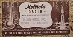 1939 Motorola Worlds Fair New York Home Radio Brochure 99T 69K RC-1, 8-60. Fixed Price $28.95.