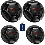 2X Jvc CS-DR621 6.5" 300W Max Car Speakers, 5.25" 260W 2-WAY Coaxial. Fixed Price $198.00.