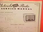 1950 Motorola Auto Car Am Radio Factory Service Shop Repair Manual Model 500. Fixed Price $21.99.