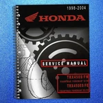 Honda 1998-2004 TRX450S/FM TRX450ES/FE Foreman Service Manual Secured Foldou. Fixed Price $56.65.