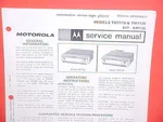 1969 Motorola 8-TRACK Car Stereo Tape Player Service Manual TM711S TM713S KM13S. Fixed Price $19.99.