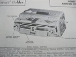 1949, 1950 Ford 6MF780, Mercury 6MM790 Radio Photofact. Fixed Price $12.50.