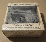 Vintage Realistic Radio Shack 5 1/4 Full Range #40-1241A Rare Sealed New. Fixed Price $185.00.