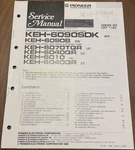 Pioneer KEH-6090SDK 6090B 6070TQR 6040QR 6010 Car Service Repair Manual. Fixed Price $19.94.