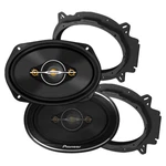 Pioneer Series TS-A6961F 6X9" 90W Rms 4-WAY Shallow Mount Car Speakers (pair). Fixed Price $65.95.