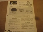 1961 Ford Bendix Pushbutton Radio Service Manual R14BF. Fixed Price $9.00.