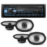 Alpine UTE-73BT Media Receiver, Pairs S2-S69 Bluetooth Speaker 6X9" Coax. Fixed Price $349.99.