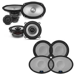 Alpine S2 S-series 6X9" Component & 5.25 Coaxial W/ Kte Speaker Grill Bundle. Fixed Price $299.99.