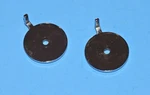 1980'S Cadillac Oem Radio Knob Dial Bezel - Pair 1613718. Fixed Price $13.99.