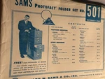 Sams Photofact Set 501 Oct 1960 Complete 18 Tv Radio. Fixed Price $20.00.