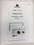 Federal Signal PA20 Interceptor Electronic Siren User Manual Series B PA-20A. Fixed Price $9.74.