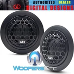Dd Audio D-T25A 1" 120W Neo Driven Soft Dome Car Tweeters Flush Surface Mount. Fixed Price $49.00.