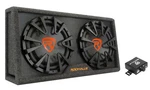 Rockville RG212CA Dual 12" Slim Vented Powered Car Subwoofer Enclosure 2000 Watt. Fixed Price $239.95.