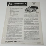 1961 Pontiac Motorola Radio PCA61X Service Manual Schematics Parts List. Fixed Price $27.95.