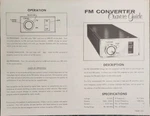 White-tenna-ranger-catalina 146007-033 Fm Converter Owner's Guide. Fixed Price $15.00.