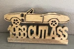 1968 Oldsmobile Cutlass 442 Convertible Custom Wood Carving. Fixed Price $34.99.