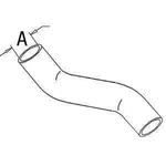 Hose 81805632 Fits Ford New Holland Super Dexta. Fixed Price $65.99.