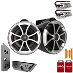Wet Sounds ICON8B-SBM 8" Tower Speakers W/ Malibu G5 Adapters. Fixed Price $1329.99.