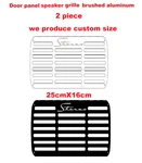 Door Panel Stereo Speaker Grill Brushed Aluminum Pair Austin Mini Cooper. Fixed Price $118.99.