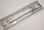 1959 Fairlane Galaxie Am Push Button Radio "ford" Faceplate, B9FA-18842-B. Fixed Price $50.00.